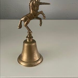 Vintage Sculptural Art Bell with Ornate Detailing